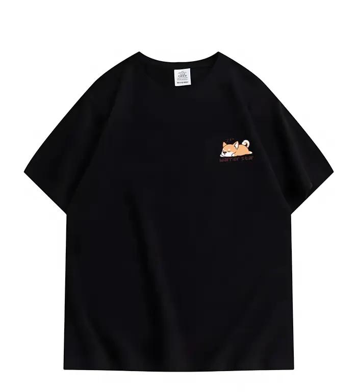 T-shirt pour homme en coton 100% avec imprimé graphique d'ours cassé Smile Shine, idéal pour les ten