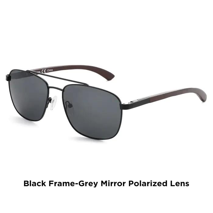 ZENOTTIC 2026 Lunettes de soleil polarisées en bois pour hommes