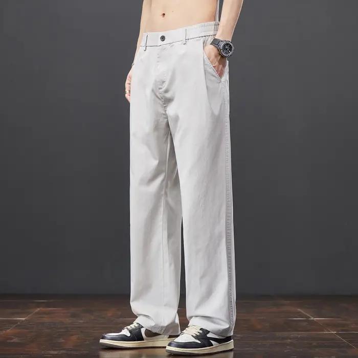 Pantalon décontracté homme en tissu Lyocell