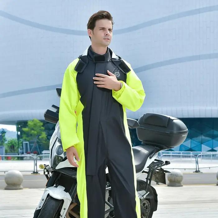Manteau imperméable et pantalon de pluie pour moto