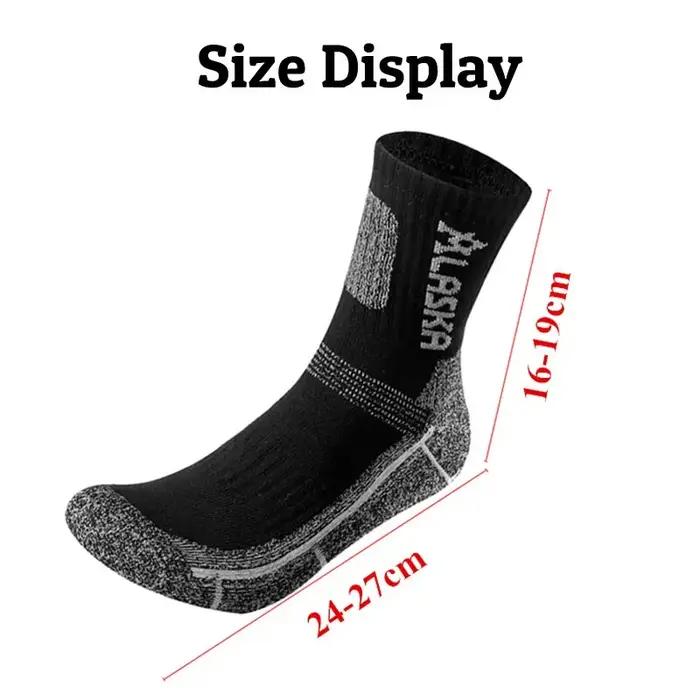 Pack 3 Paires Chaussettes Homme Hiver Professionnelles Sport Outdoor Randonnée Ski Chaleur