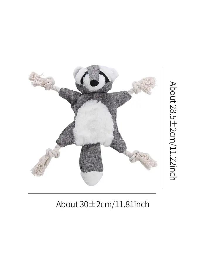 Chien en peluche écureuil renard coquille forme contenant du papier sonore BB appelé jouet molaire résistant aux morsures pour animaux de compagnie