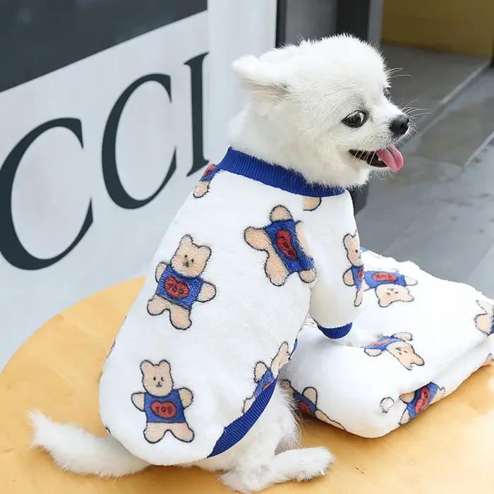 Manteau imprimé tête de mort mignon pour animaux de compagnie
