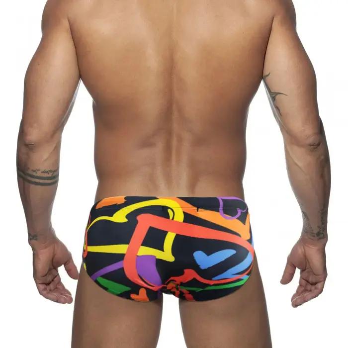 Slip de bain pour hommes Sexy natation court Sport nautique pantalons de plage maillot de bain bande