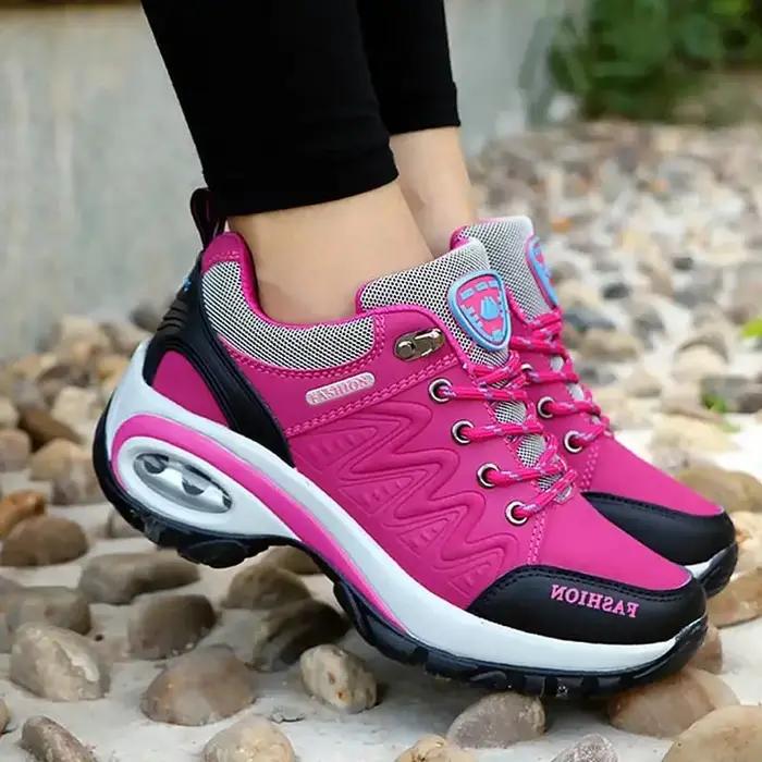 Femmes chaussures de sport plate-forme baskets mode randonnée en plein air chaussures décontractées