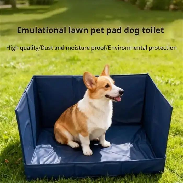 Tapis pipi en herbe lavable pour animaux compagnie