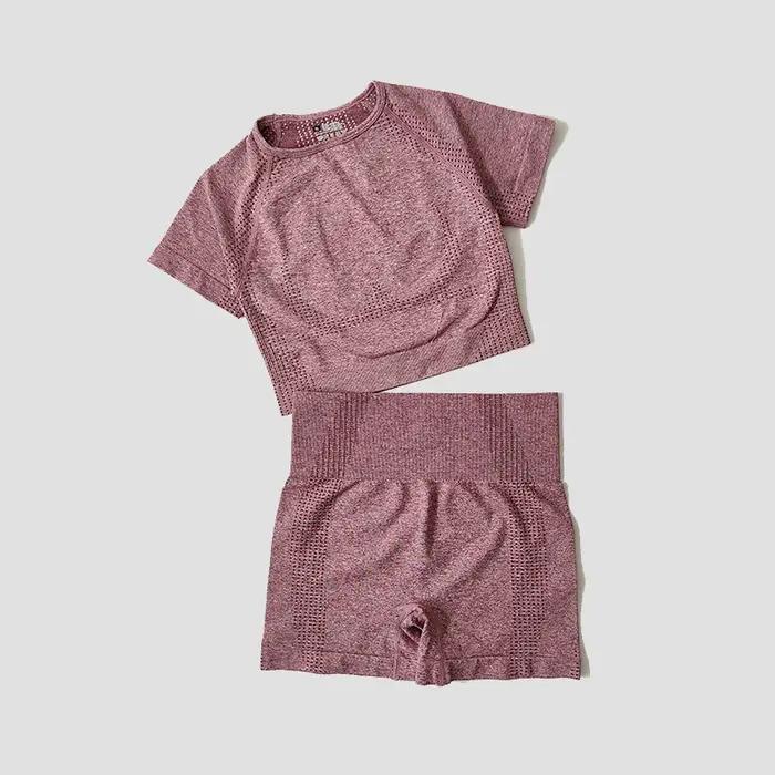 Ensemble de Yoga sans couture pour femmes