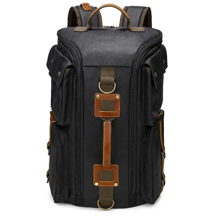Sac à dos en cuir vintage pour homme et femme