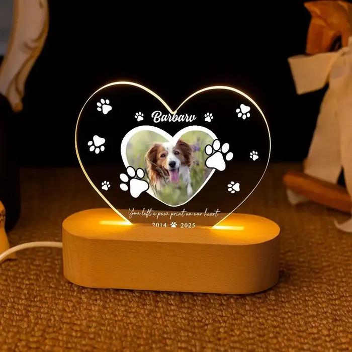 Cadeau personnalisé pour perte d'animaux de compagnie
