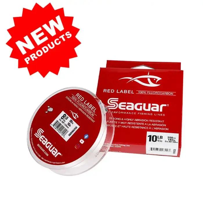Ligne de pêche originale SEAGUAR étiquette rouge 6LB-12LB 100% lignes