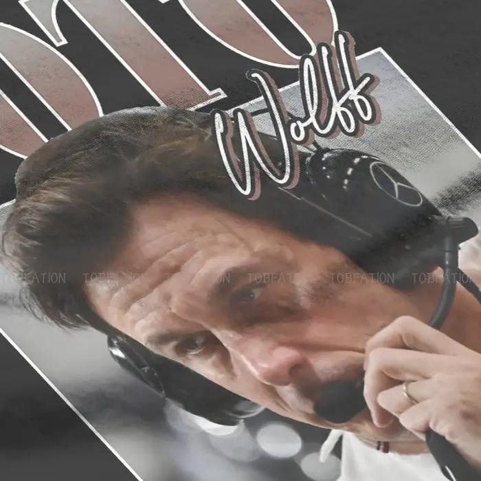 Tshirt Polyester F1 TOTO WOLFF Design Nouveau Homme Courses Automobiles Occasions Spéciales