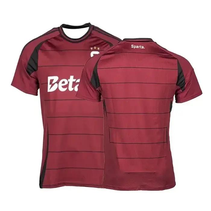 Maillots d'entraînement de l'équipe de football de la République tchèque 25_26 – Indispensables pour les fans – Design imprimé en 3D Prague Sparta