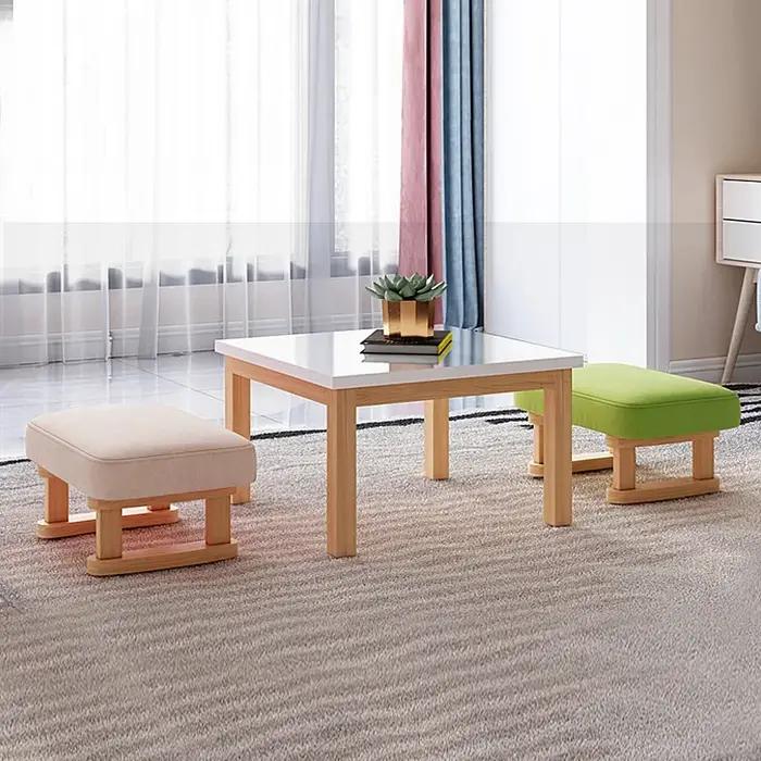 Petite chaise créative en bois, tabouret à langer pour chaussures de maison, canapé Ins, repose-pied