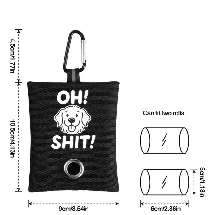 Support de sac de merde de chien drôle