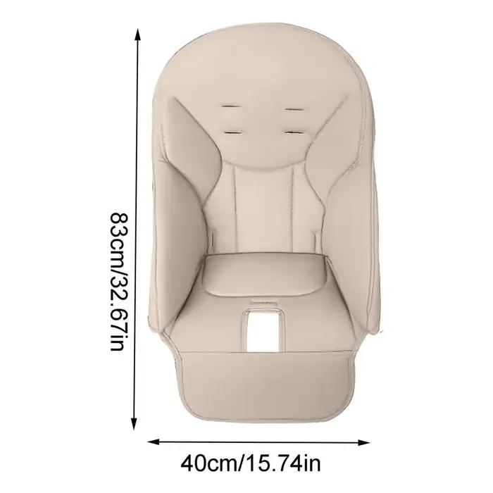 Coussin de siège de chaise de salle à manger en cuir PU pour bébé