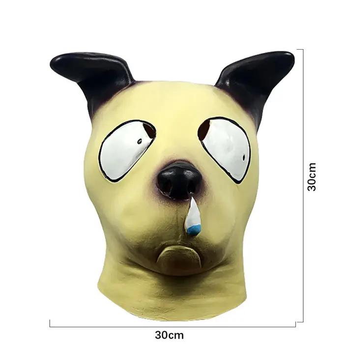 Masque en latex pour chien