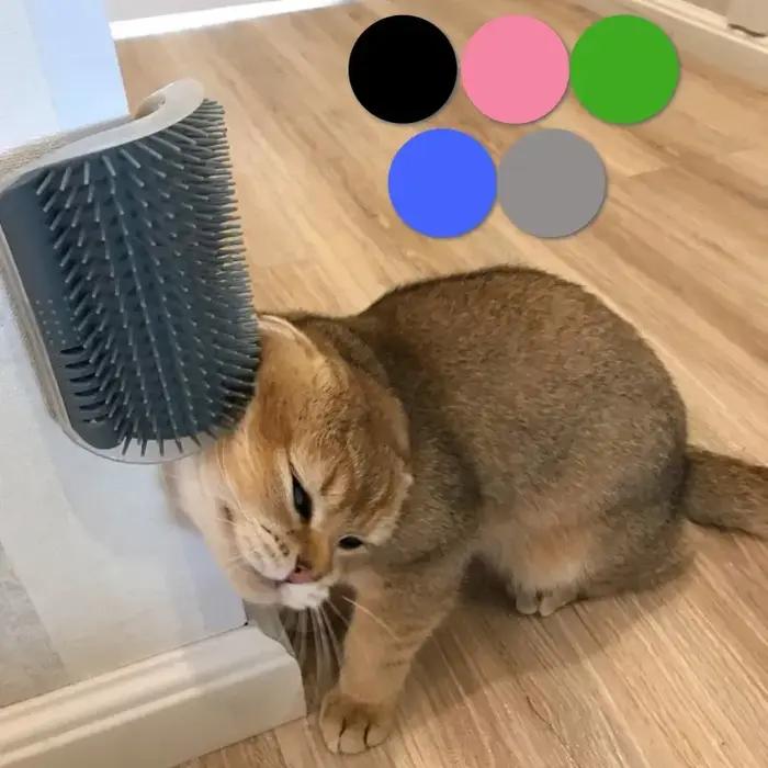 Toilleur pour chats, auto-brosse d'angle pour Massage des chiens