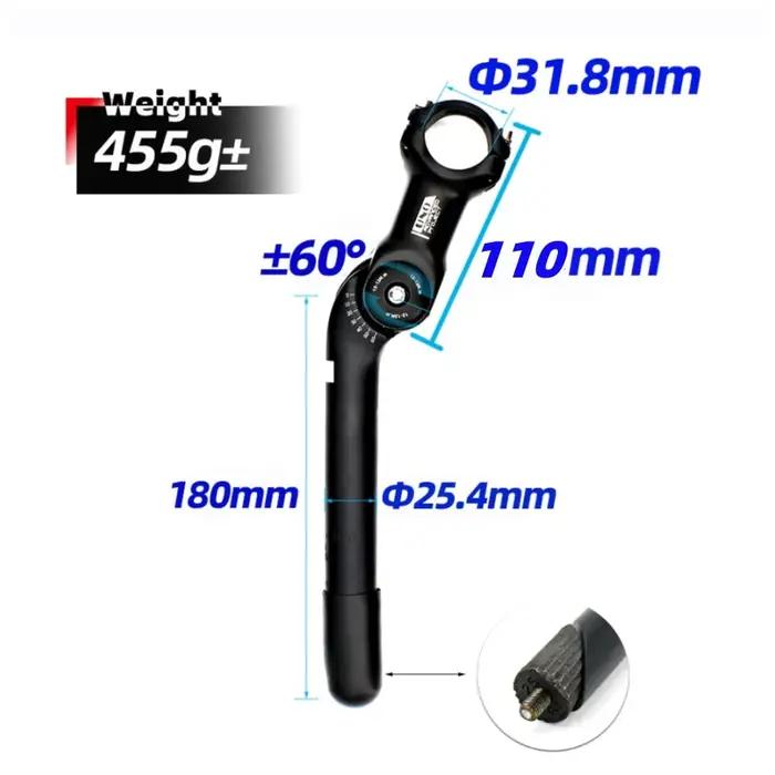 Tige de fourche avant réglable pour vélo de ville