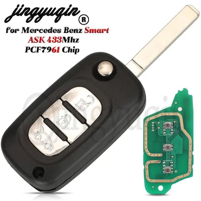 Jingyuqin – clé télécommande rabattable originale 433Mhz