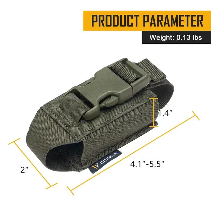 IDOGEAR Tactical Single Flashbang Pouch Tool Pouch Carrier Multi-Function MOLLE