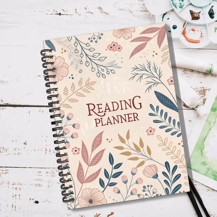 Journal de lecture pour amoureux des livres suivre progression et noter impressions cadeau occasion spéciale
