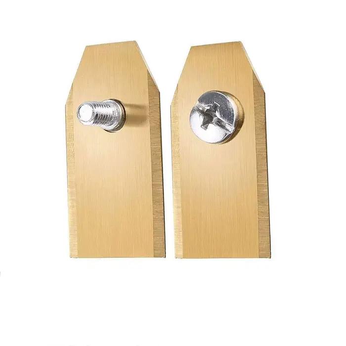 Lame de rechange pour Robot de pelouse, 35x18x0.6mm, argent et or, pour Gardena Husqvarna Automower,
