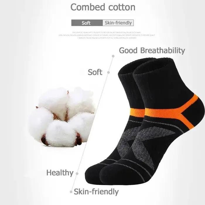 3 paires chaussettes homme sport noir qualité supérieure - Chasse, randonnée, quatre saisons absorbant transpiration