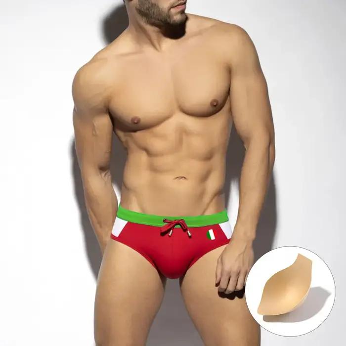 Slip de bain pour hommes Sexy natation court Sport nautique pantalons de plage maillot