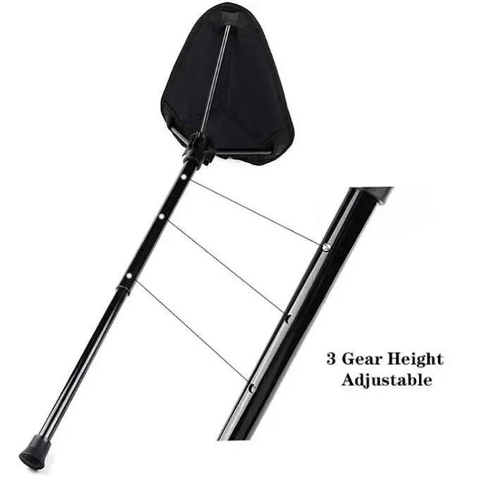 Tabouret de voyage portable avec support télescopique, tabouret pliant, compact et pliable, recomman