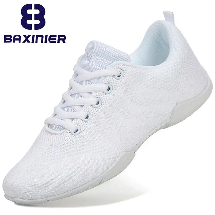 BAXINIER filles blanc Cheer danse baskets enfants léger Cheerleading formation marche Tennis femmes mode chaussures