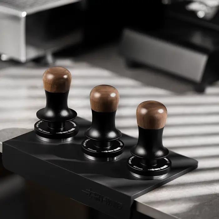 MHW-3BOMBER Tamper à café à pression constante 30 lb, 51 mm, 53 mm, 58 mm, tamper plat pour expresso