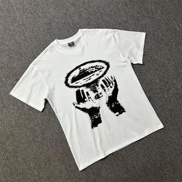 T-shirt imprimé en coton pour homme