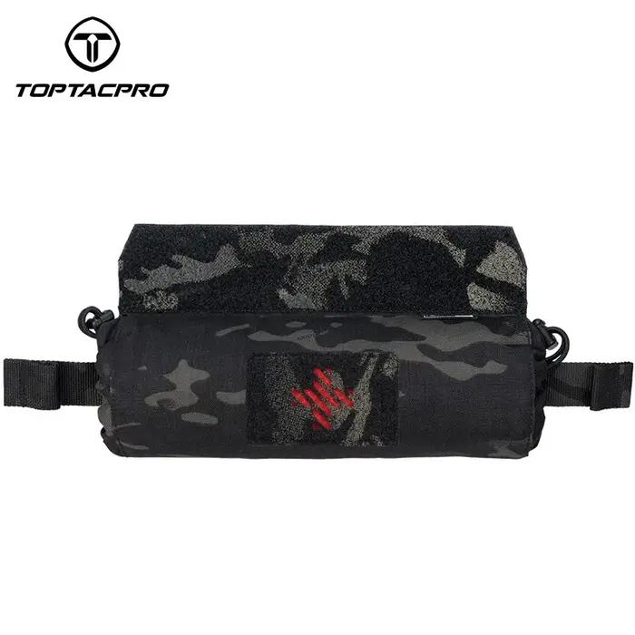 Pochette médicale tactique TOPTACPRO pour chasseurs, pochette première urgence en nylon, design robuste et résistant, multicolore, pour hommes et femmes, usage outdoor et loisirs