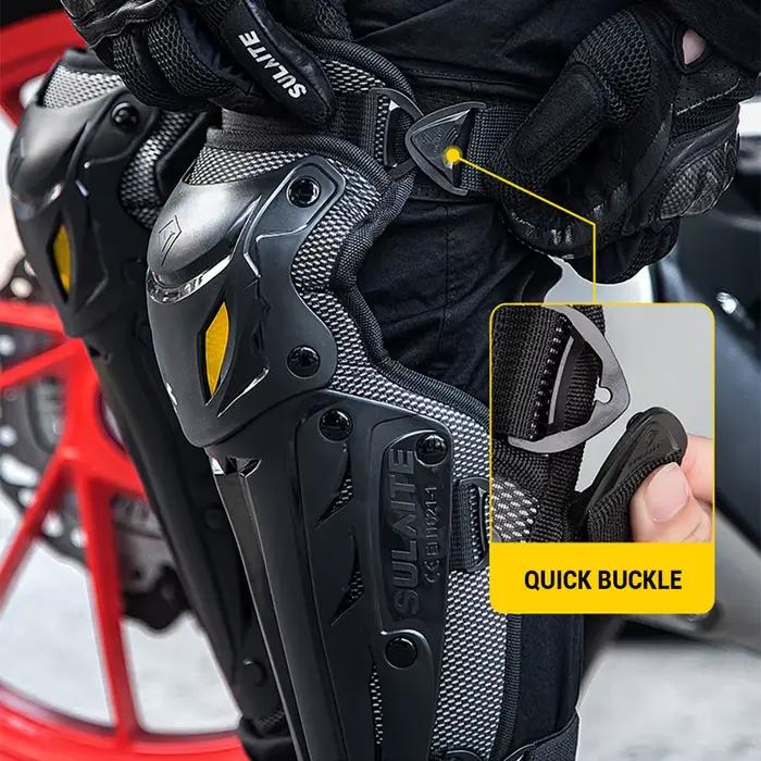 Genouillère de moto HEROBIKER Protection du genou et du coude pour motocross randonnées et courses de plein air toutes saisons膝部保护器摩托车骑行护具防护垫适合越野骑行和比赛全年使用