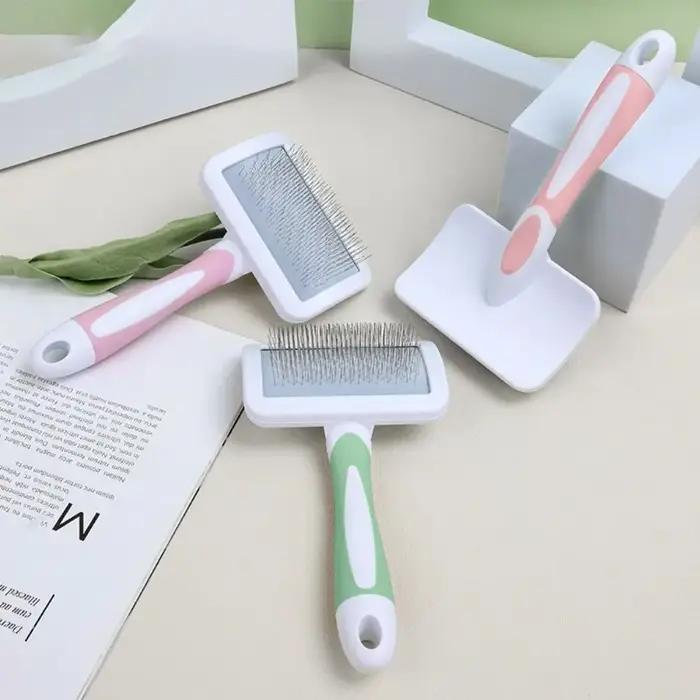 Brosse de toilettage à poils longs pour animaux de compagnie
