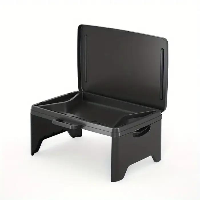 Bureau pliant robuste et durable avec espace de rangement supplémentaire et dessus synchronisés pour ordinateur portable et escalade de service pour le lit occasions spéciales