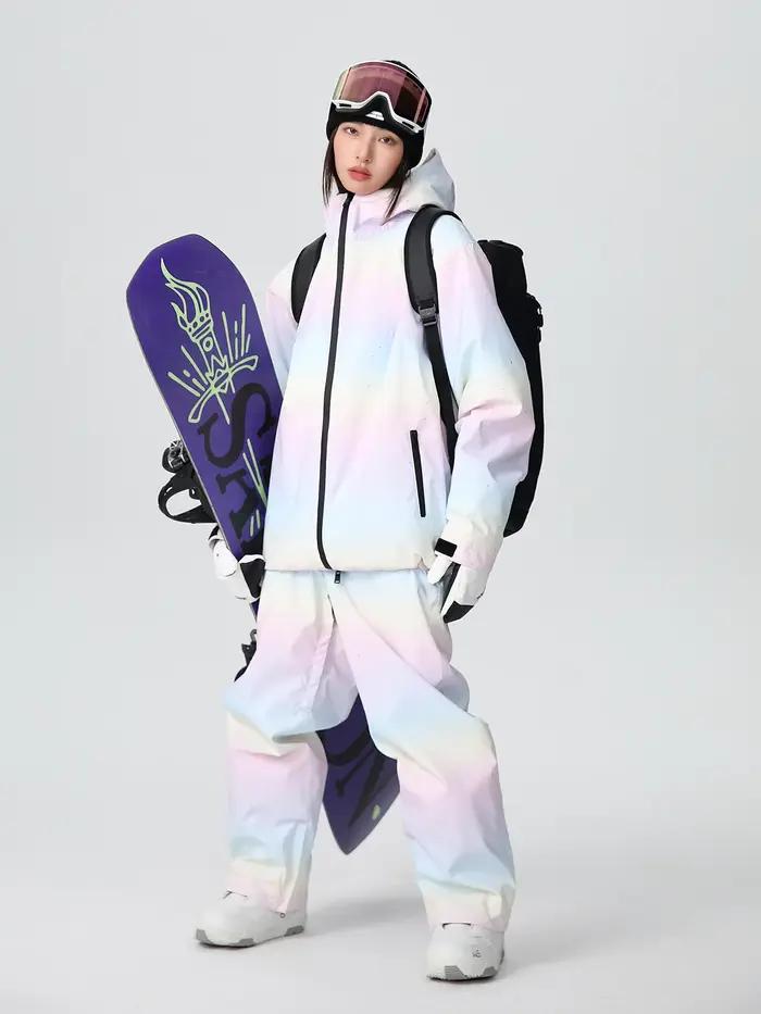 Veste et Pantalon de Ski Imperméables et Respirants pour Femme