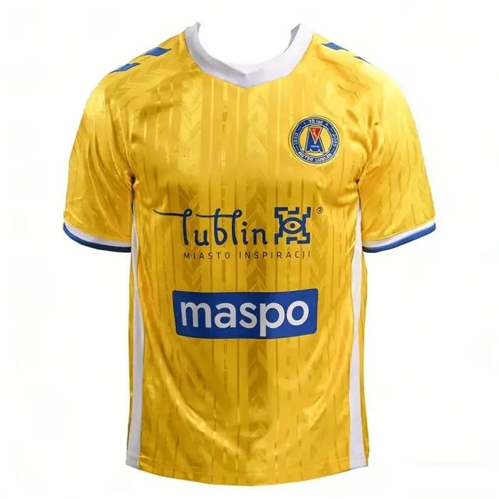 Nouveau Maillot de Foot Homme 2026 Dernière Collection Équipe Nationale Polonaise – T-shirt d'Entraînement de Football à Séchage Rapide pour Fans, Motif Lublin, Idéal Plage