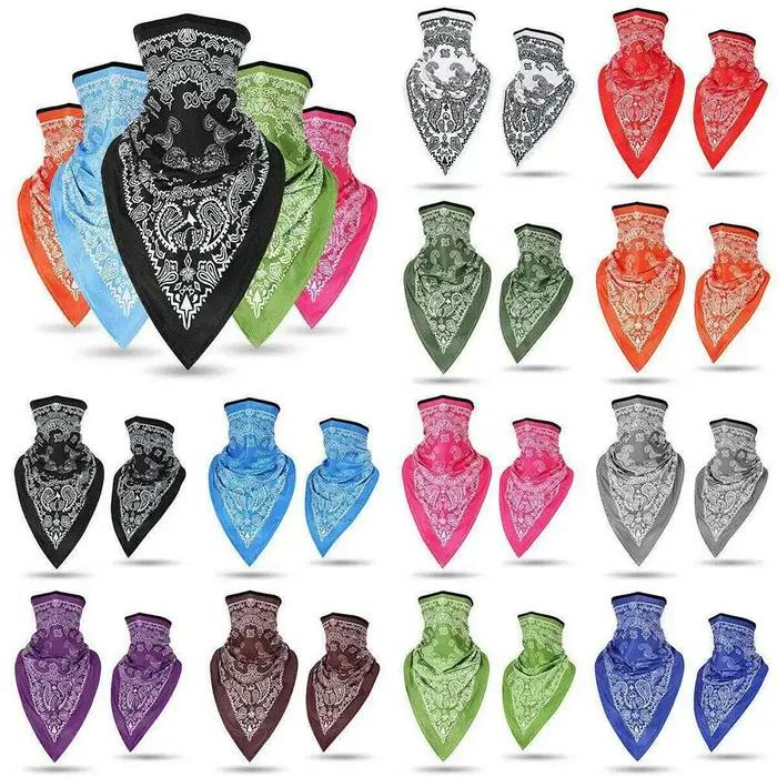 Couvre-cou respirant coupe-vent pour cyclisme, cagoule coupe-vent, bandana anti-poussière, moto, vél