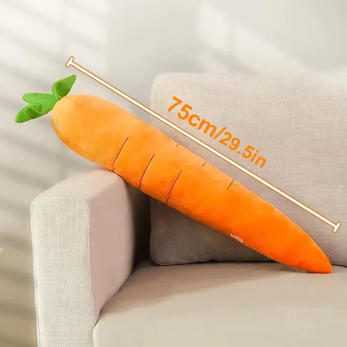 Jouet en peluche carotte pour animaux de compagnie