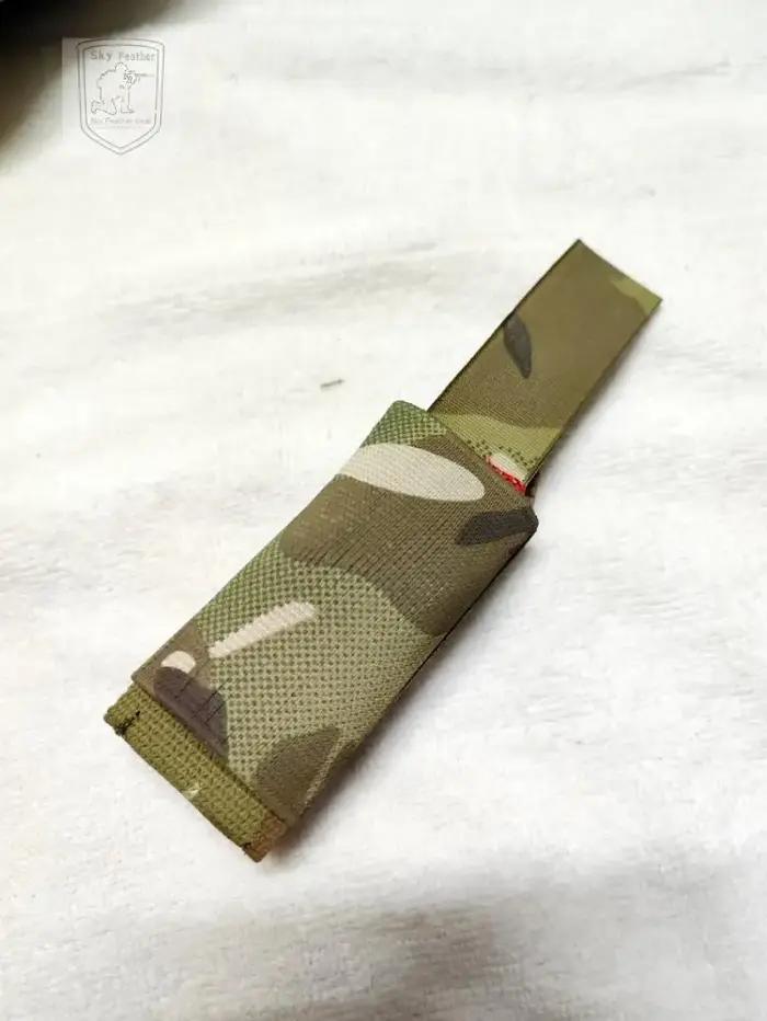 Drapeau hit rapide à relâche rapide pour airsoft et paintball - Indicateur tué au combat montage MOLLE