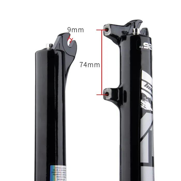 BOLANY Air and Oil R29 fourche de vélo 26/27, 5 pouces Suspension livrée avec pompe à air pression d