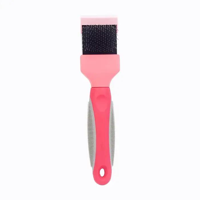 Double face tondeuse à poils d'animaux peigne brosse chien chat poils fourrure poils toilettage pert