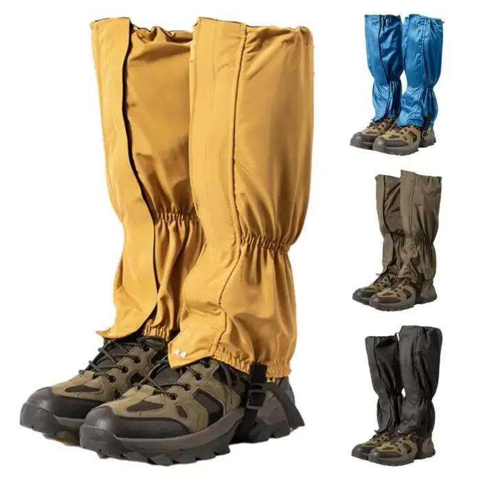 Guêtres de randonnée imperméables et réglables pour activités de plein air