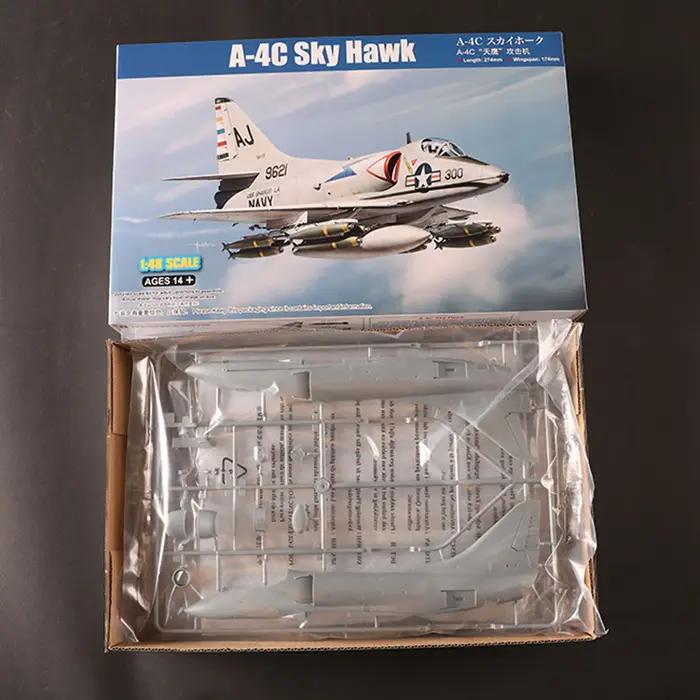 Hobby Boss 81789 1/48 avion d'attaque en plastique A-4C modèle d'avion Sky Hawk Kit non assemblé jou