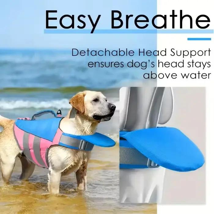 Gilet de sauvetage pour chien pour la natation et la navigation