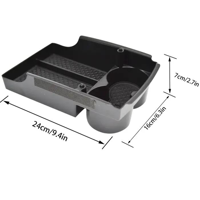 Organisateur de Console centrale pour Tesla modèle S modèle X, support de verre, boîte de rangement
