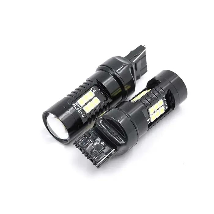 Ampoule de phare LED W21W T20 7440, 2 pièces, pour VW Polo 2014 2015 – 2023 Mk5 Gti TSI Hatch 6C DRL