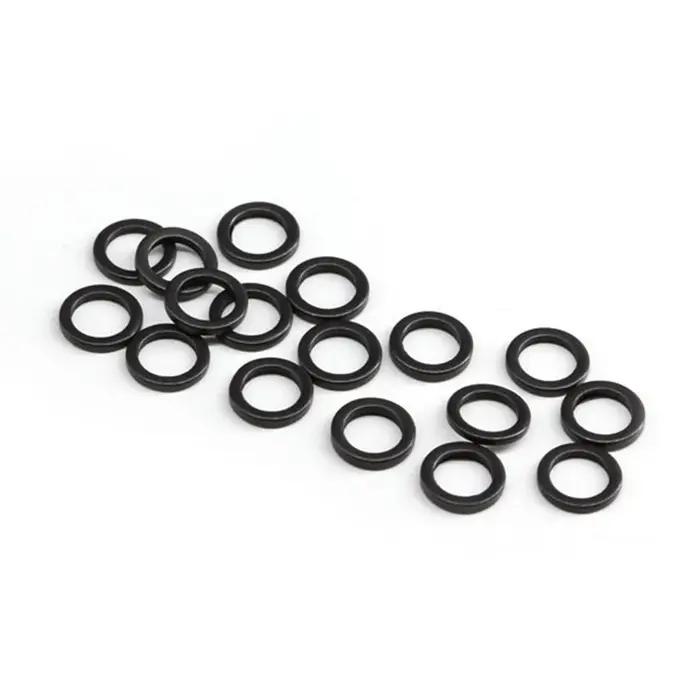 OUZEY 100 pièces carpe pêche connecteur rond plate-forme anneau en acier inoxydable changement rapid