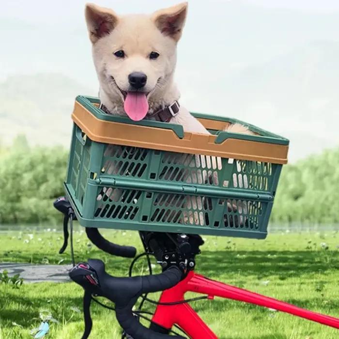 Paniers de vélo pliables pour animaux de compagnie